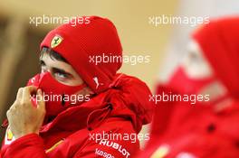 Charles Leclerc (MON) Ferrari in the FIA Press Conference. 08.10.2020. Formula 1 World Championship, Rd 11, Eifel Grand Prix, Nurbugring, Germany, Preparation Day.
