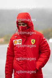 Charles Leclerc (MON) Ferrari walks the circuit. 08.10.2020. Formula 1 World Championship, Rd 11, Eifel Grand Prix, Nurbugring, Germany, Preparation Day.