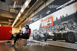 Sergio Perez (MEX) Racing Point F1 Team and Lance Stroll (CDN) Racing Point F1 Team in the FIA Press Conference. 08.10.2020. Formula 1 World Championship, Rd 11, Eifel Grand Prix, Nurbugring, Germany, Preparation Day.