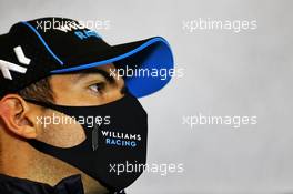 Nicholas Latifi (CDN) Williams Racing in the FIA Press Conference. 08.10.2020. Formula 1 World Championship, Rd 11, Eifel Grand Prix, Nurbugring, Germany, Preparation Day.