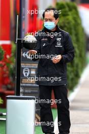 Toyoharu Tanabe (JPN) Honda Racing F1 Technical Director. 17.07.2020. Formula 1 World Championship, Rd 3, Hungarian Grand Prix, Budapest, Hungary, Practice Day.