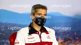 Xevi Pujolar (ESP) Alfa Romeo Racing Head of Trackside Engineering in the FIA Press Conference. 17.07.2020. Formula 1 World Championship, Rd 3, Hungarian Grand Prix, Budapest, Hungary, Practice Day.