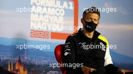 Marcin Budkowski (POL) Renault F1 Team Executive Director in the FIA Press Conference. 17.07.2020. Formula 1 World Championship, Rd 3, Hungarian Grand Prix, Budapest, Hungary, Practice Day.