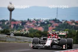 Antonio Giovinazzi (ITA) Alfa Romeo Racing C39. 17.07.2020. Formula 1 World Championship, Rd 3, Hungarian Grand Prix, Budapest, Hungary, Practice Day.