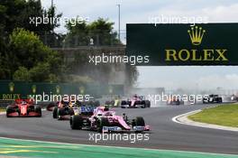 Lance Stroll (CDN) Racing Point F1 Team RP20 at the start of the race. 19.07.2020. Formula 1 World Championship, Rd 3, Hungarian Grand Prix, Budapest, Hungary, Race Day.