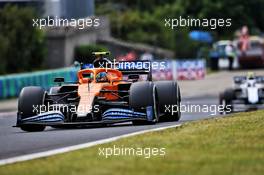Lando Norris (GBR) McLaren MCL35. 19.07.2020. Formula 1 World Championship, Rd 3, Hungarian Grand Prix, Budapest, Hungary, Race Day.