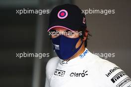 Third placed Lance Stroll (CDN) Racing Point F1 Team in qualifying parc ferme. 18.07.2020. Formula 1 World Championship, Rd 3, Hungarian Grand Prix, Budapest, Hungary, Qualifying Day.