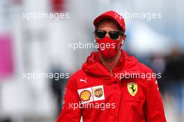 Sebastian Vettel (GER) Ferrari. 18.07.2020. Formula 1 World Championship, Rd 3, Hungarian Grand Prix, Budapest, Hungary, Qualifying Day.