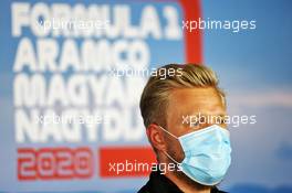 Kevin Magnussen (DEN) Haas F1 Team in the FIA Press Conference. 16.07.2020. Formula 1 World Championship, Rd 3, Hungarian Grand Prix, Budapest, Hungary, Preparation Day.