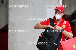 Sebastian Vettel (GER) Ferrari. 16.07.2020. Formula 1 World Championship, Rd 3, Hungarian Grand Prix, Budapest, Hungary, Preparation Day.