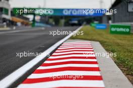 Circuit atmosphere - kerb detail. 16.07.2020. Formula 1 World Championship, Rd 3, Hungarian Grand Prix, Budapest, Hungary, Preparation Day.