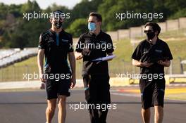 Nicholas Latifi (CDN) Williams Racing walks the circuit with the team. 16.07.2020. Formula 1 World Championship, Rd 3, Hungarian Grand Prix, Budapest, Hungary, Preparation Day.