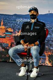 George Russell (GBR) Williams Racing in the FIA Press Conference. 16.07.2020. Formula 1 World Championship, Rd 3, Hungarian Grand Prix, Budapest, Hungary, Preparation Day.