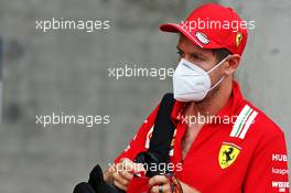 Sebastian Vettel (GER) Ferrari. 16.07.2020. Formula 1 World Championship, Rd 3, Hungarian Grand Prix, Budapest, Hungary, Preparation Day.