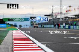 Circuit atmosphere - kerb detail. 16.07.2020. Formula 1 World Championship, Rd 3, Hungarian Grand Prix, Budapest, Hungary, Preparation Day.