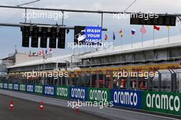 Circuit atmosphere - start lights. 16.07.2020. Formula 1 World Championship, Rd 3, Hungarian Grand Prix, Budapest, Hungary, Preparation Day.