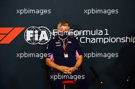 Otmar Szafnauer (USA) Racing Point F1 Team Principal and CEO in the FIA Press Conference. 30.10.2020. Formula 1 World Championship, Rd 13, Emilia Romagna Grand Prix, Imola, Italy, Practice Day.