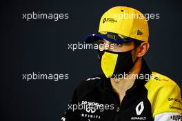 Esteban Ocon (FRA) Renault F1 Team in the FIA Press Conference. 30.10.2020. Formula 1 World Championship, Rd 13, Emilia Romagna Grand Prix, Imola, Italy, Practice Day.