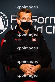 Guenther Steiner (ITA) Haas F1 Team Prinicipal in the FIA Press Conference. 30.10.2020. Formula 1 World Championship, Rd 13, Emilia Romagna Grand Prix, Imola, Italy, Practice Day.