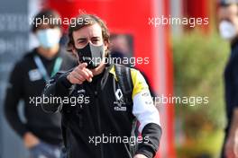 Fernando Alonso (ESP) Renault F1 Team. 30.10.2020. Formula 1 World Championship, Rd 13, Emilia Romagna Grand Prix, Imola, Italy, Practice Day.