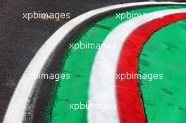 Circuit atmosphere - kerb detail. 29.10.2020. Formula 1 World Championship, Rd 13, Emilia Romagna Grand Prix, Imola, Italy, Preparation Day.