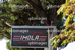 Circuit atmosphere - Imola sign. 29.10.2020. Formula 1 World Championship, Rd 13, Emilia Romagna Grand Prix, Imola, Italy, Preparation Day.