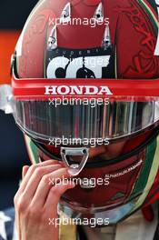 Daniil Kvyat (RUS) AlphaTauri on the grid. 01.11.2020. Formula 1 World Championship, Rd 13, Emilia Romagna Grand Prix, Imola, Italy, Race Day.