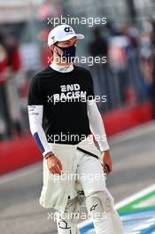 Pierre Gasly (FRA) AlphaTauri on the grid. 01.11.2020. Formula 1 World Championship, Rd 13, Emilia Romagna Grand Prix, Imola, Italy, Race Day.