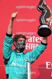 Leo Stevens (GBR) Mercedes AMG F1 celebrates on the podium. 01.11.2020. Formula 1 World Championship, Rd 13, Emilia Romagna Grand Prix, Imola, Italy, Race Day.