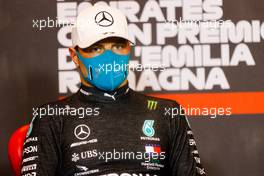 Valtteri Bottas (FIN) Mercedes AMG F1 in the post race FIA Press Conference. 01.11.2020. Formula 1 World Championship, Rd 13, Emilia Romagna Grand Prix, Imola, Italy, Race Day.