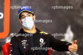 Daniel Ricciardo (AUS) Renault F1 Team in the post race FIA Press Conference. 01.11.2020. Formula 1 World Championship, Rd 13, Emilia Romagna Grand Prix, Imola, Italy, Race Day.