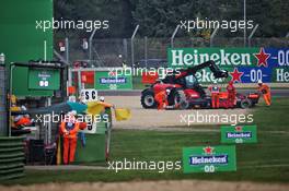 Max Verstappen (NLD) Red Bull Racing RB16 crashed out of the race. 01.11.2020. Formula 1 World Championship, Rd 13, Emilia Romagna Grand Prix, Imola, Italy, Race Day.