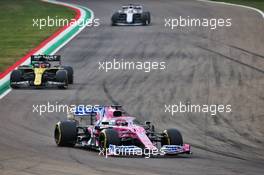 Sergio Perez (MEX) Racing Point F1 Team RP19. 01.11.2020. Formula 1 World Championship, Rd 13, Emilia Romagna Grand Prix, Imola, Italy, Race Day.