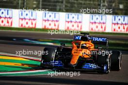 Carlos Sainz Jr (ESP) McLaren MCL35. 31.10.2020. Formula 1 World Championship, Rd 13, Emilia Romagna Grand Prix, Imola, Italy, Qualifying Day.