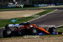 Lando Norris (GBR) McLaren MCL35. 31.10.2020. Formula 1 World Championship, Rd 13, Emilia Romagna Grand Prix, Imola, Italy, Qualifying Day.