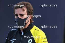 Fernando Alonso (ESP) Renault F1 Team. 01.11.2020. Formula 1 World Championship, Rd 13, Emilia Romagna Grand Prix, Imola, Italy, Race Day.