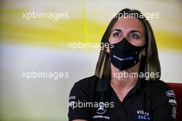 Claire Williams (GBR) Williams Racing Deputy Team Principal in the FIA Press Conference. 04.09.2020. Formula 1 World Championship, Rd 8, Italian Grand Prix, Monza, Italy, Practice Day.