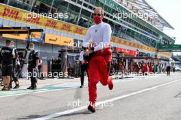 Sebastian Vettel (GER) Ferrari on the grid. 06.09.2020. Formula 1 World Championship, Rd 8, Italian Grand Prix, Monza, Italy, Race Day.
