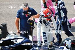 Pierre Gasly (FRA) AlphaTauri AT01 on the grid. 06.09.2020. Formula 1 World Championship, Rd 8, Italian Grand Prix, Monza, Italy, Race Day.
