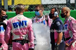 Racing Point F1 Team mechanics on the grid. 06.09.2020. Formula 1 World Championship, Rd 8, Italian Grand Prix, Monza, Italy, Race Day.