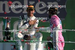 Pierre Gasly (FRA) AlphaTauri and Lance Stroll (CDN) Racing Point F1 Team. 06.09.2020. Formula 1 World Championship, Rd 8, Italian Grand Prix, Monza, Italy, Race Day.