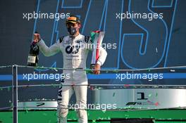 Race winner Pierre Gasly (FRA) AlphaTauri celebrates on the podium. 06.09.2020. Formula 1 World Championship, Rd 8, Italian Grand Prix, Monza, Italy, Race Day.