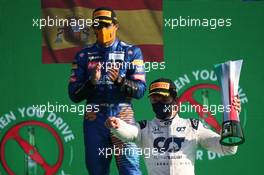 Carlos Sainz Jr (ESP) McLaren and Pierre Gasly (FRA) AlphaTauri. 06.09.2020. Formula 1 World Championship, Rd 8, Italian Grand Prix, Monza, Italy, Race Day.