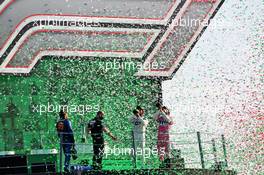 The podium: Graham Watson (GBR) AlphaTauri Team Manager; Carlos Sainz Jr (ESP) McLaren, second; Pierre Gasly (FRA) AlphaTauri, race winner; Lance Stroll (CDN) Racing Point F1 Team, third. 06.09.2020. Formula 1 World Championship, Rd 8, Italian Grand Prix, Monza, Italy, Race Day.