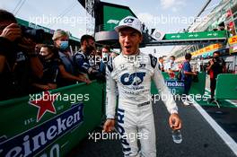 Race winner Pierre Gasly (FRA) AlphaTauri celebrates in parc ferme. 06.09.2020. Formula 1 World Championship, Rd 8, Italian Grand Prix, Monza, Italy, Race Day.