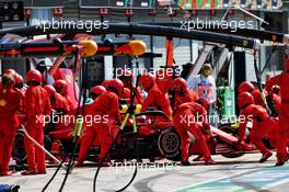 Sebastian Vettel (GER) Ferrari SF1000 retired from the race. 06.09.2020. Formula 1 World Championship, Rd 8, Italian Grand Prix, Monza, Italy, Race Day.