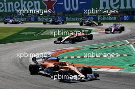 Carlos Sainz Jr (ESP) McLaren MCL35. 06.09.2020. Formula 1 World Championship, Rd 8, Italian Grand Prix, Monza, Italy, Race Day.
