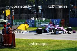 Sergio Perez (MEX) Racing Point F1 Team RP19. 06.09.2020. Formula 1 World Championship, Rd 8, Italian Grand Prix, Monza, Italy, Race Day.