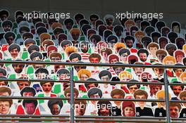 Circuit atmosphere - 'Virtual' Fans cutouts in the grandstand. 05.09.2020. Formula 1 World Championship, Rd 8, Italian Grand Prix, Monza, Italy, Qualifying Day.