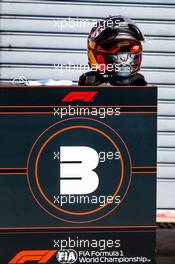 The helmet of Carlos Sainz Jr (ESP) McLaren in qualifying parc ferme. 05.09.2020. Formula 1 World Championship, Rd 8, Italian Grand Prix, Monza, Italy, Qualifying Day.